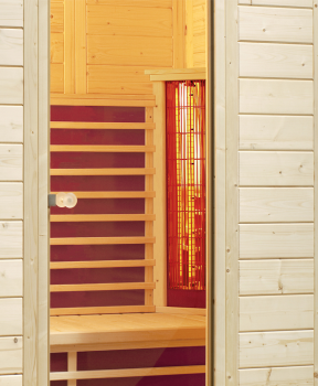 Preview: Infraworld® Infrarotkabine TrioSol Natura 148